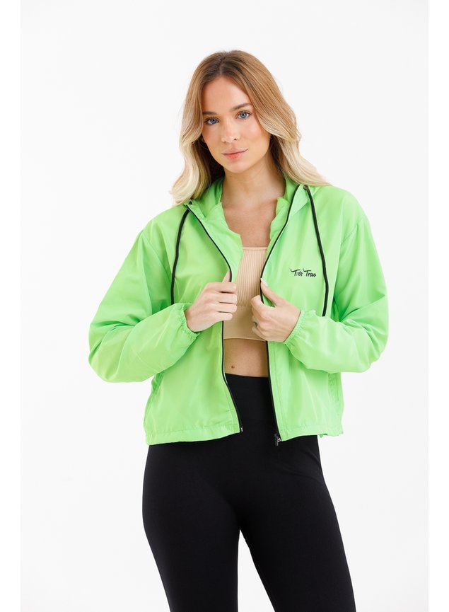 Jaqueta Feminina Corta Vento Neon Feminino Jaqueta Corta Vento