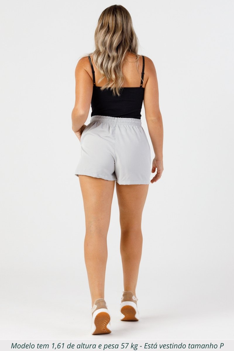 Shorts Dry-Esportivo - TT Feminino Cinza