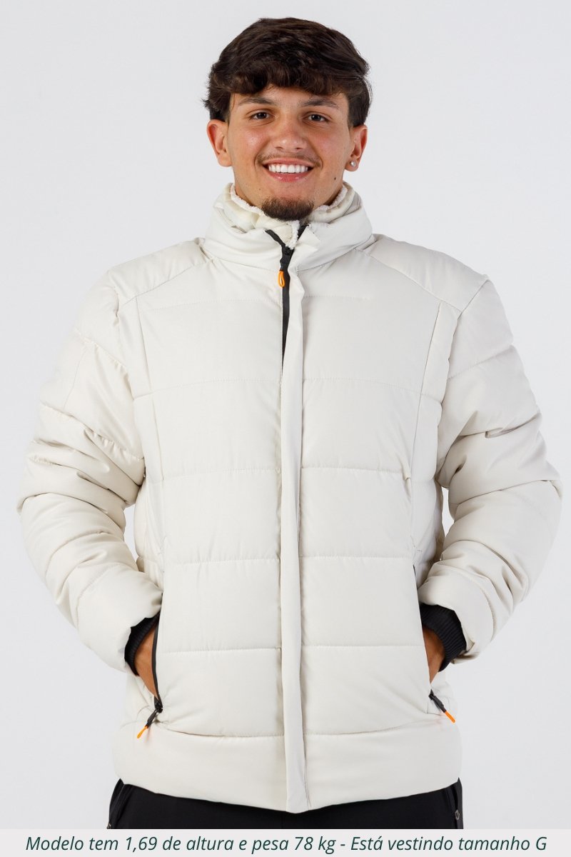 Jaqueta Alaska Peluciada- Off White Jaqueta Alaska Peluciada- Off White